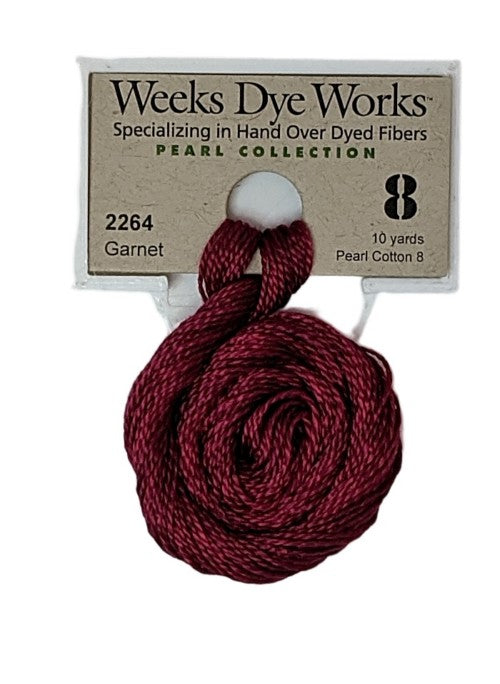2264 Garnet | Weeks Dye Works Pearl Cotton #8