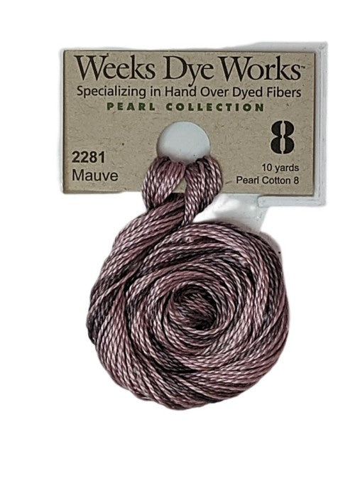 2281 Mauve | Weeks Dye Works Pearl Cotton #8