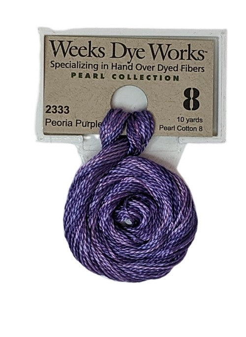 2333 Peoria Purple | Weeks Dye Works Pearl Cotton #8