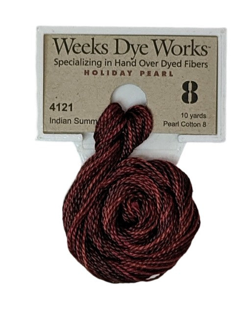 4121 Indian Summer | Weeks Dye Works Pearl Cotton #8