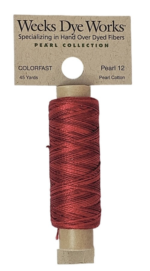 2266 Turkish Red | Weeks Dye Works Pearl Cotton #12