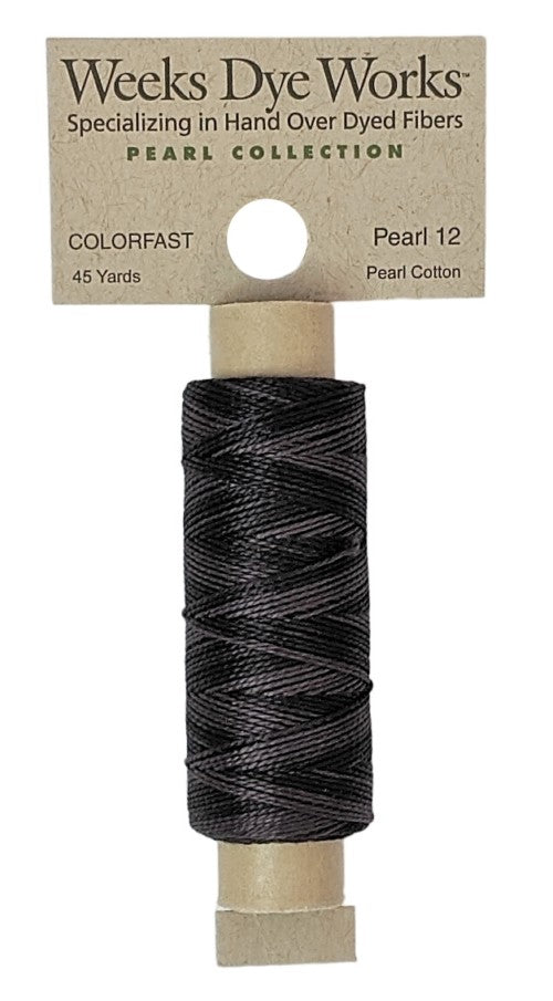 3900 Kohl | Weeks Dye Works Pearl Cotton #12