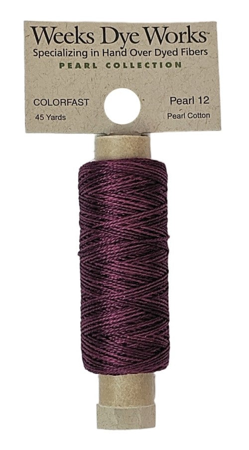 1339 Bordeaux | Weeks Dye Works Pearl Cotton #12