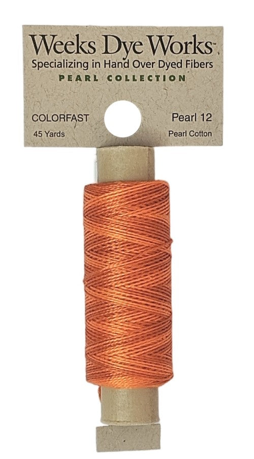 2228 Pumpkin | Weeks Dye Works Pearl Cotton #12