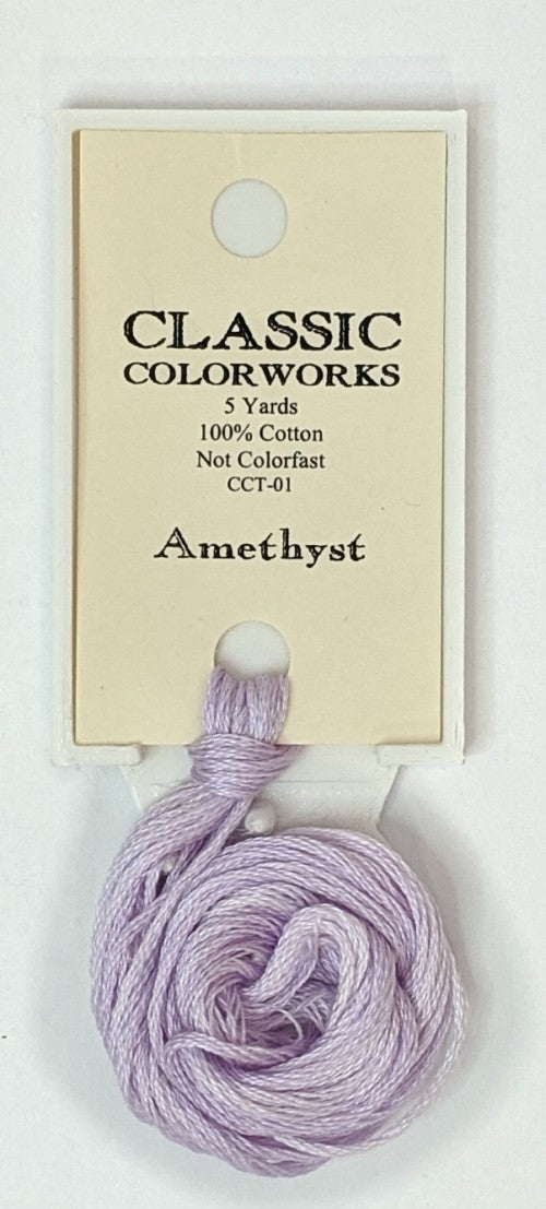 001 Amethyst | 6 Strand Embroidery Floss by Classic Colorworks