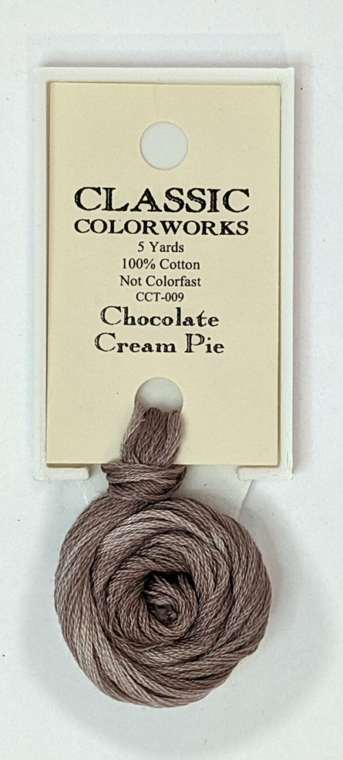 009 Chocolate Cream Pie | 6 Strand Embroidery Floss by Classic Colorworks