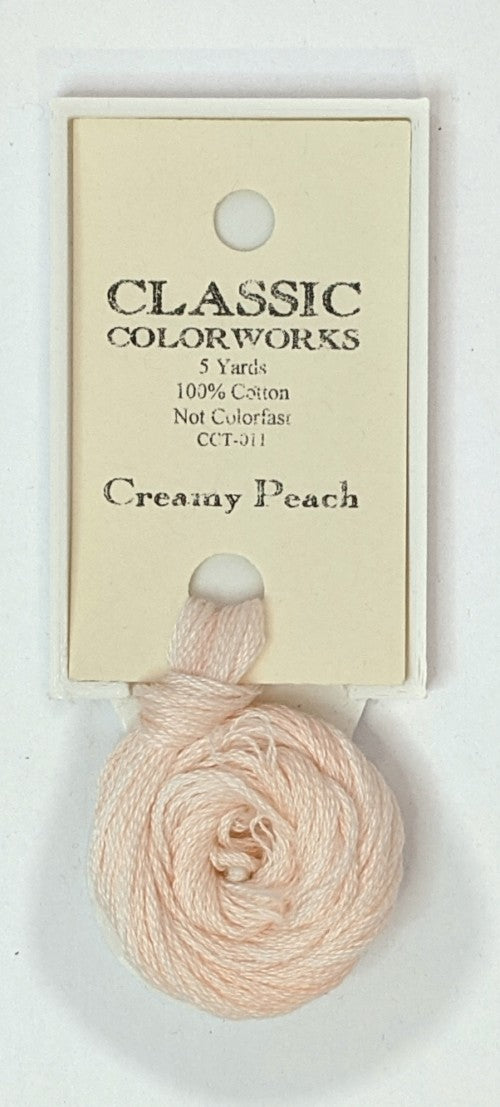 011 Creamy Peach | 6 Strand Embroidery Floss by Classic Colorworks