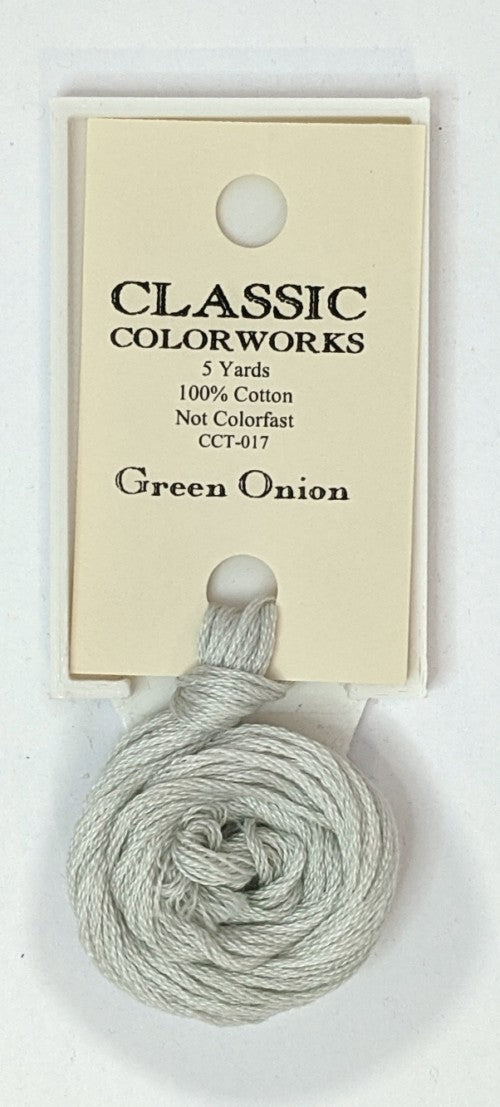 017 Green Onion | 6 Strand Embroidery Floss by Classic Colorworks