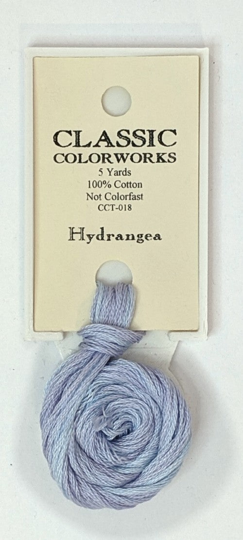 018 Hydrangea | 6 Strand Embroidery Floss by Classic Colorworks