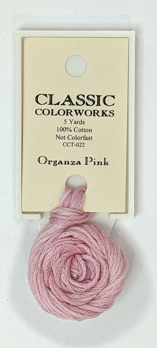 022 Organza Pink | 6 Strand Embroidery Floss by Classic Colorworks