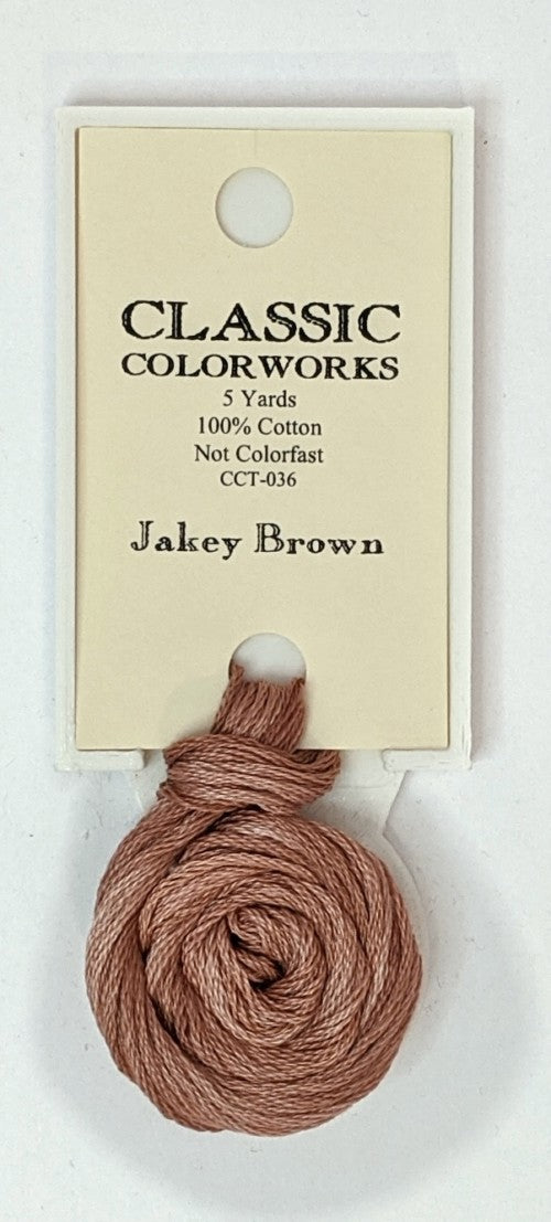 036 Jakey Brown | 6 Strand Embroidery Floss by Classic Colorworks