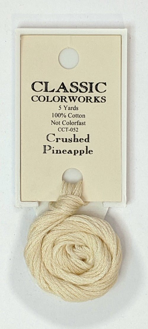 052 Crushed Pineapple | 6 Strand Embroidery Floss by Classic Colorworks