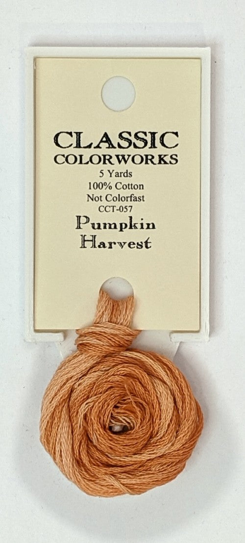 057 Pumpkin Harvest | 6 Strand Embroidery Floss by Classic Colorworks
