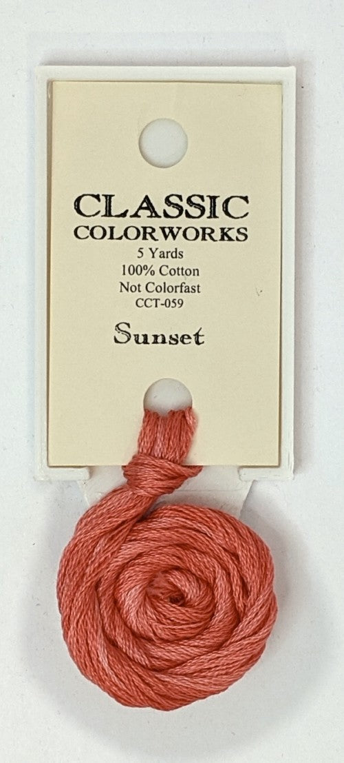 059 Sunset | 6 Strand Embroidery Floss by Classic Colorworks