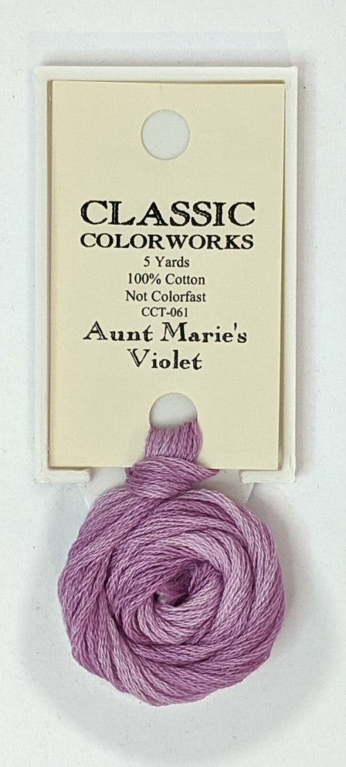 061 Aunt Marie's Violet | 6 Strand Embroidery Floss by Classic Colorworks