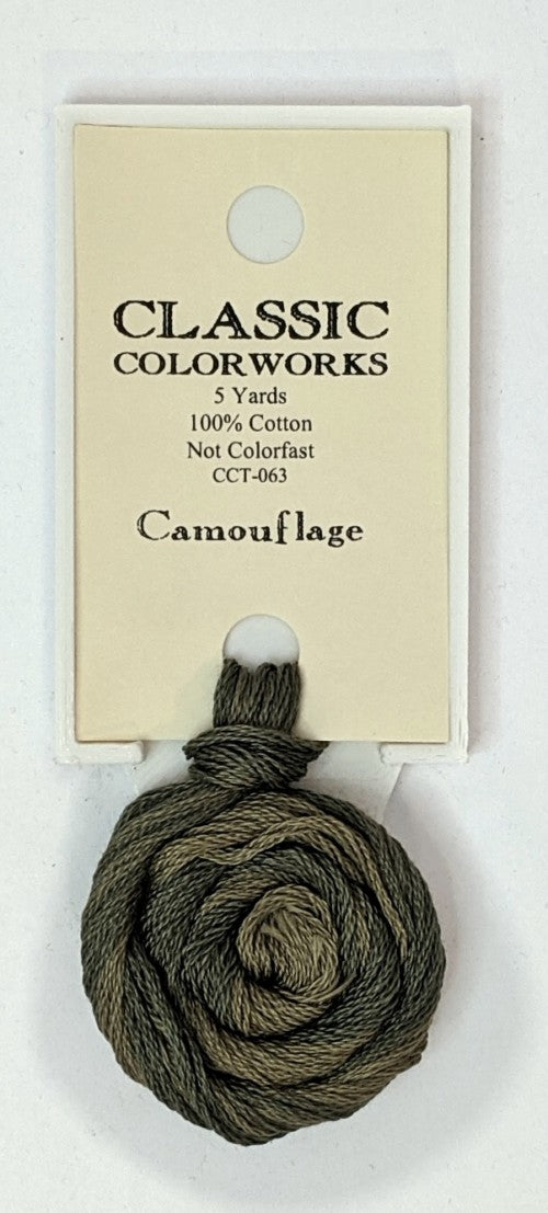 063 Camouflage | 6 Strand Embroidery Floss by Classic Colorworks