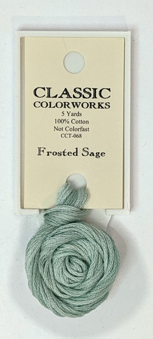 068 Frosted Sage | 6 Strand Embroidery Floss by Classic Colorworks