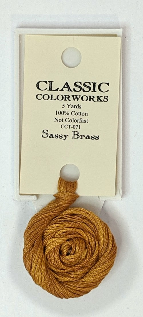 071 Sassy Brass | 6 Strand Embroidery Floss by Classic Colorworks