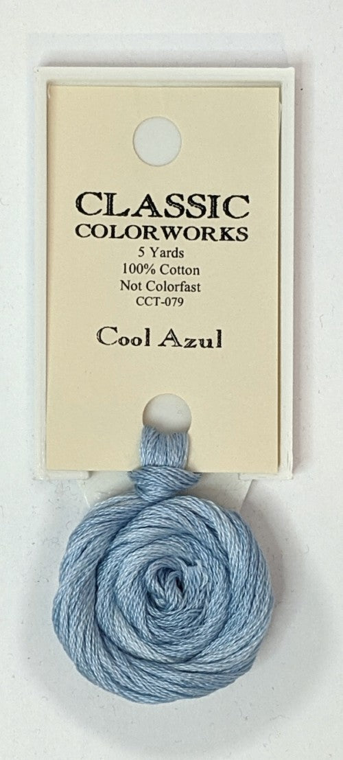 079 Cool Azul | 6 Strand Embroidery Floss by Classic Colorworks