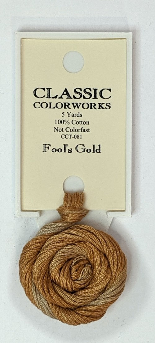 081 Fool's Gold | 6 Strand Embroidery Floss by Classic Colorworks