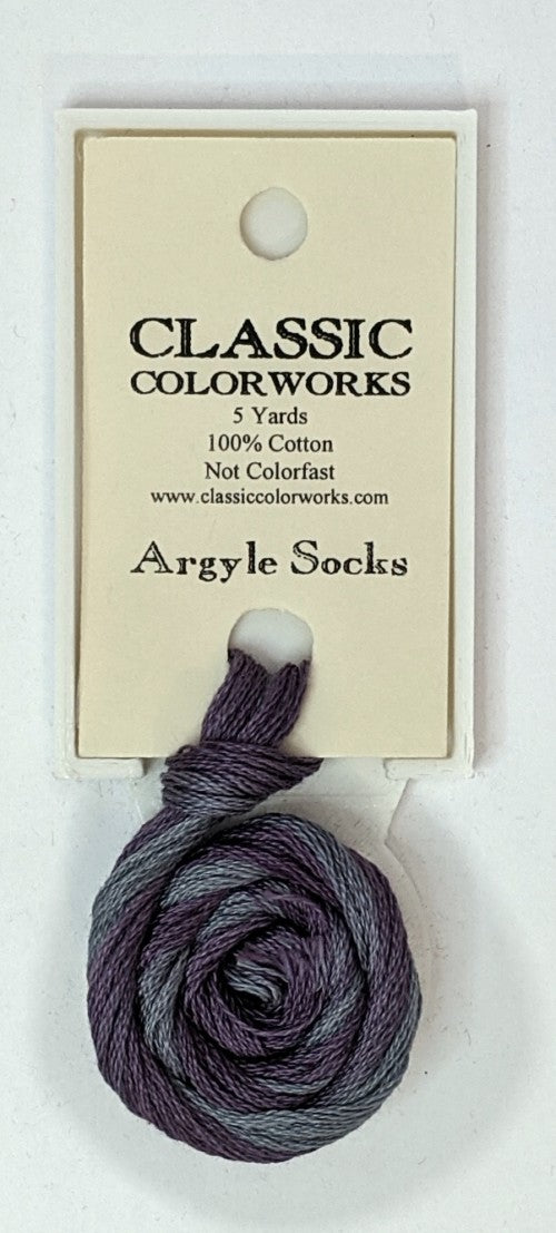 092 Argyle Socks | 6 Strand Embroidery Floss by Classic Colorworks