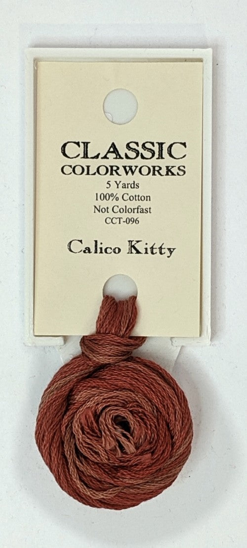096 Calico Kitty | 6 Strand Embroidery Floss by Classic Colorworks