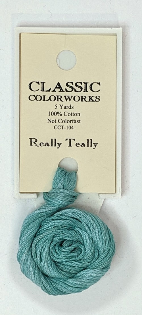 104 Really Teally | 6 Strand Embroidery Floss by Classic Colorworks