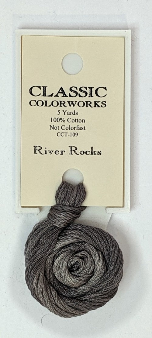 109 River Rocks | 6 Strand Embroidery Floss by Classic Colorworks