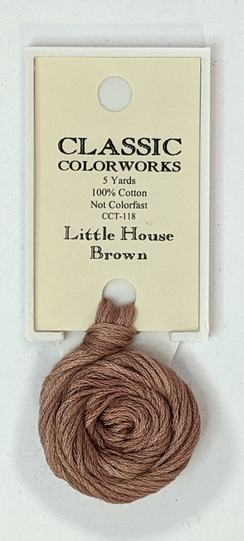 118 Little House Brown | 6 Strand Embroidery Floss by Classic Colorworks