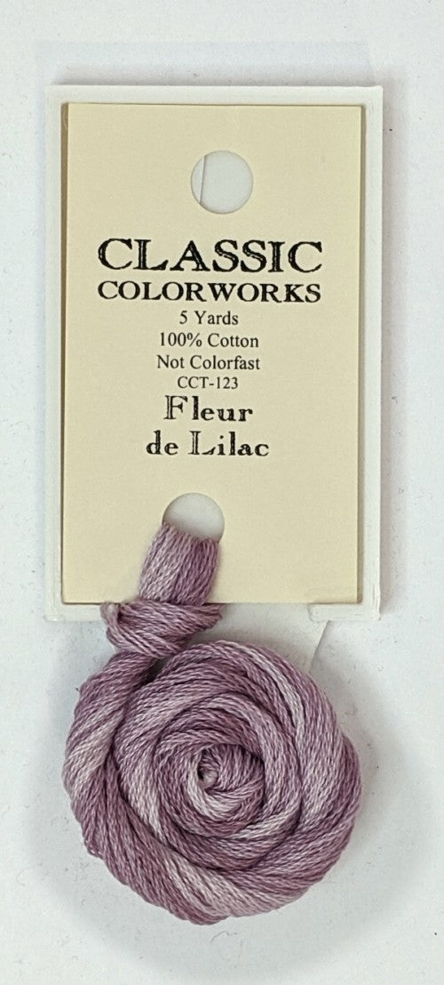 123 Fleur De Lilac | 6 Strand Embroidery Floss by Classic Colorworks-Cross Stitch-Classic Colorworks-Millennial Fabrics