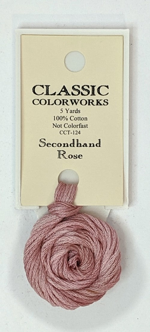 124 Secondhand Rose | 6 Strand Embroidery Floss by Classic Colorworks-Cross Stitch-Classic Colorworks-Millennial Fabrics