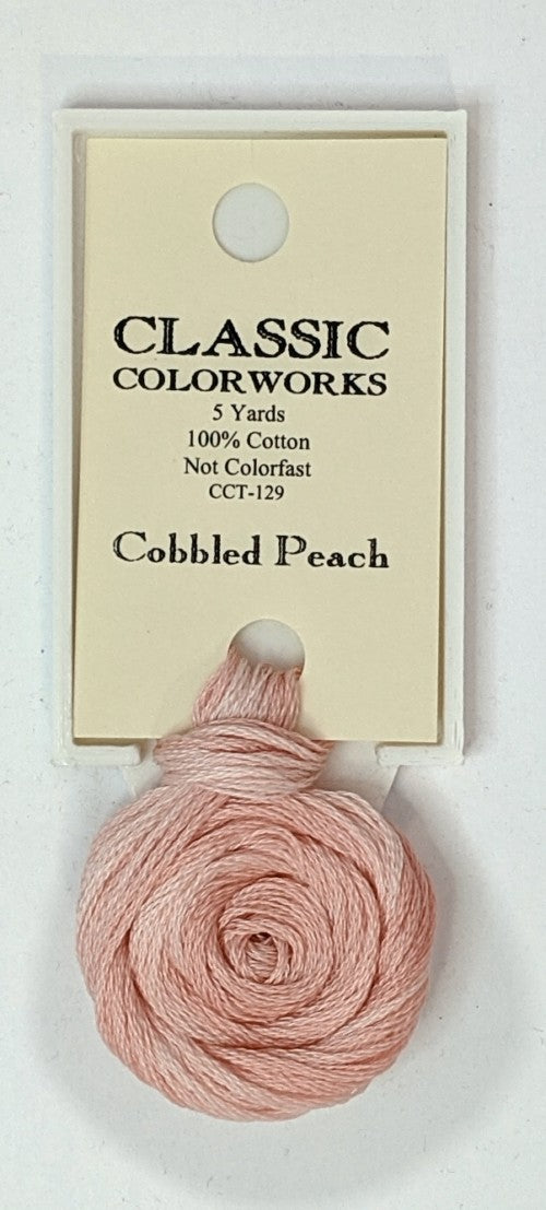 129 Cobbled Peach | 6 Strand Embroidery Floss by Classic Colorworks-Cross Stitch-Classic Colorworks-Millennial Fabrics