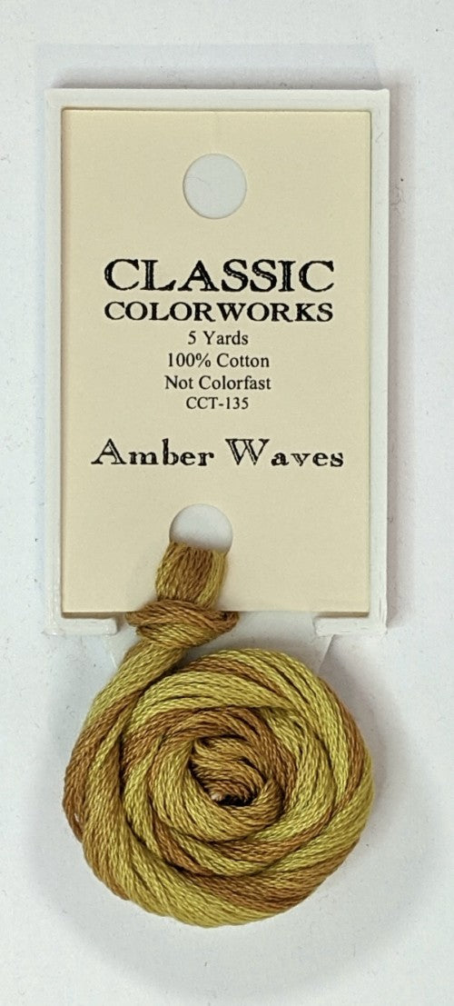 135 Amber Waves | 6 Strand Embroidery Floss by Classic Colorworks-Cross Stitch-Classic Colorworks-Millennial Fabrics
