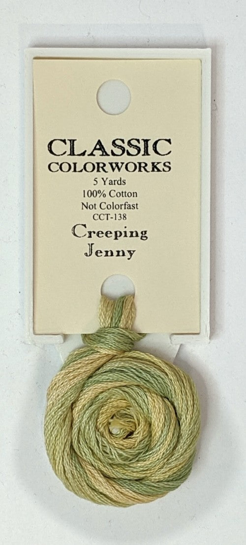 138 Creeping Jenny | 6 Strand Embroidery Floss by Classic Colorworks-Cross Stitch-Classic Colorworks-Millennial Fabrics