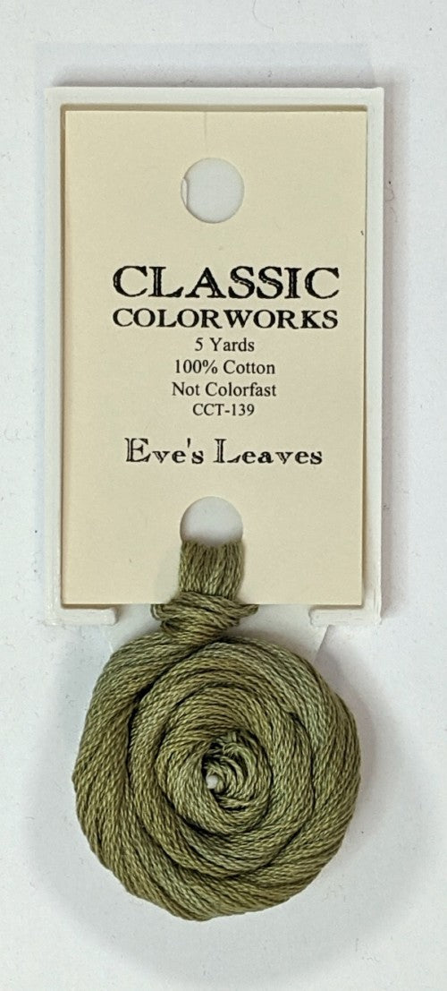 139 Eve's Leaves | 6 Strand Embroidery Floss by Classic Colorworks