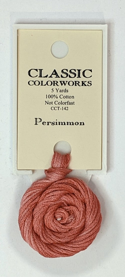 142 Persimmon | 6 Strand Embroidery Floss by Classic Colorworks
