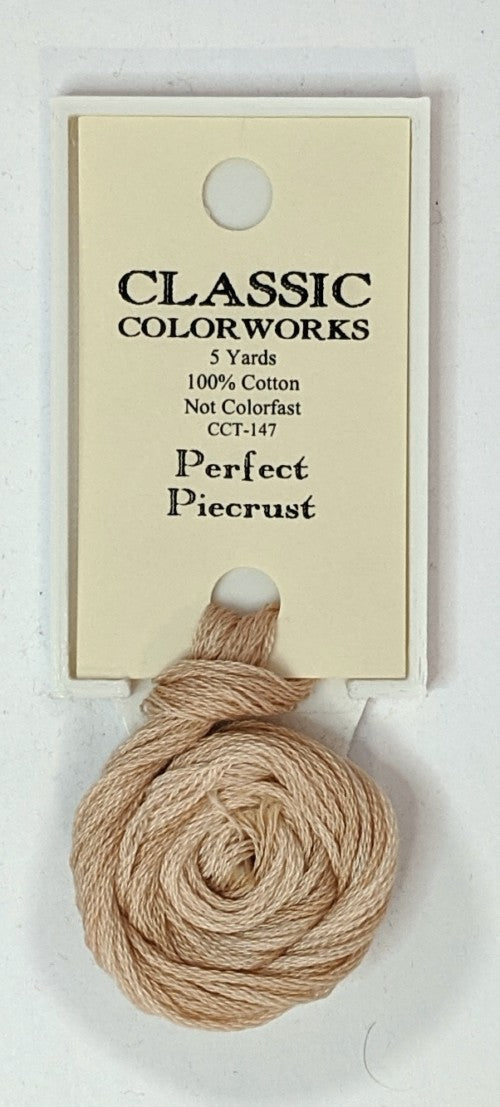 147 Perfect Piecrust | 6 Strand Embroidery Floss by Classic Colorworks-Cross Stitch-Classic Colorworks-Millennial Fabrics