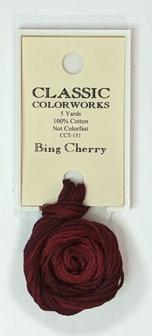 151 Bing Cherry | 6 Strand Embroidery Floss by Classic Colorworks