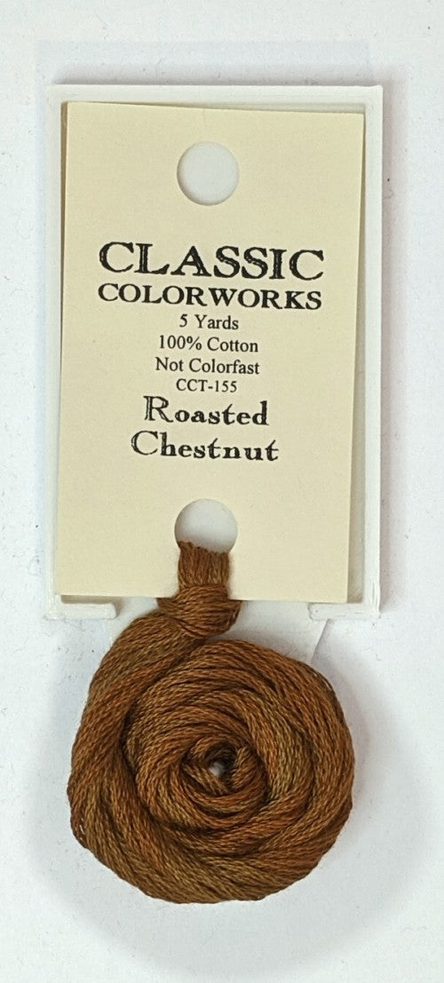 155 Roasted Chestnut | 6 Strand Embroidery Floss by Classic Colorworks