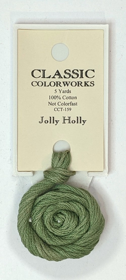 159 Jolly Holly | 6 Strand Embroidery Floss by Classic Colorworks