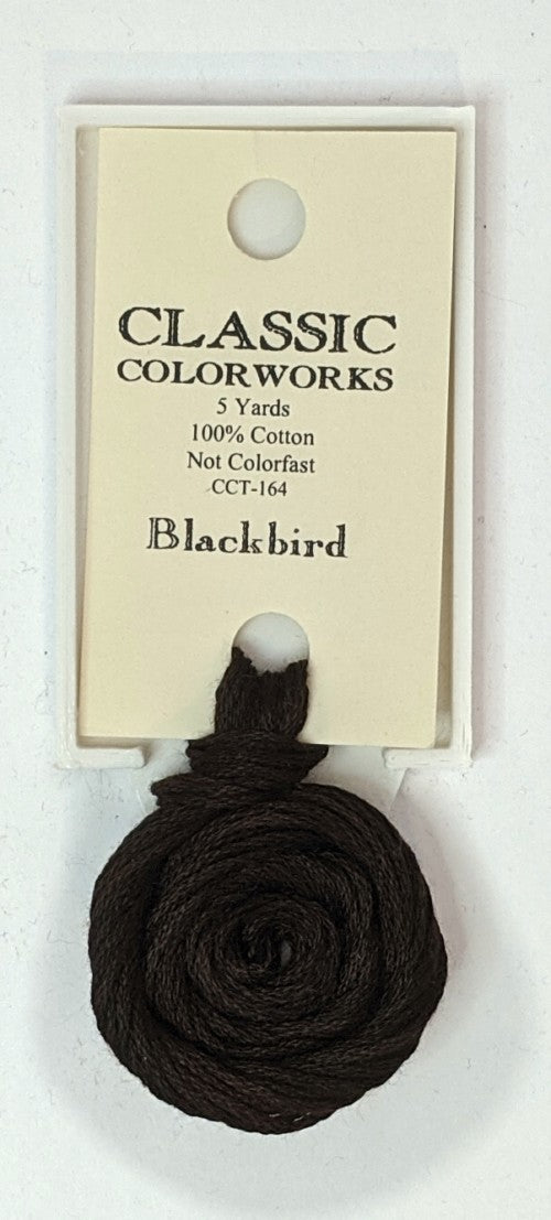 164 Blackbird | 6 Strand Embroidery Floss by Classic Colorworks