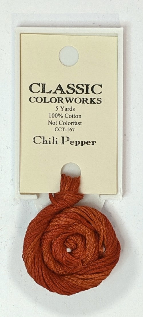 167 Chili Pepper | 6 Strand Embroidery Floss by Classic Colorworks