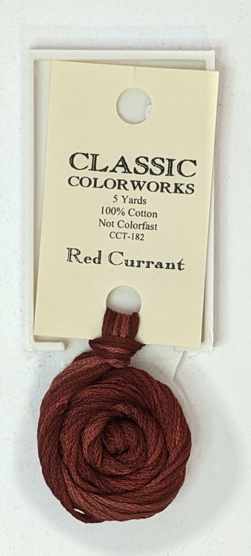 182 Red Currant | 6 Strand Embroidery Floss by Classic Colorworks