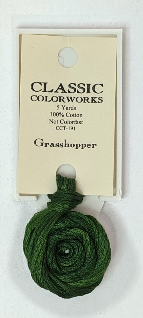 191 Grasshopper | 6 Strand Embroidery Floss by Classic Colorworks