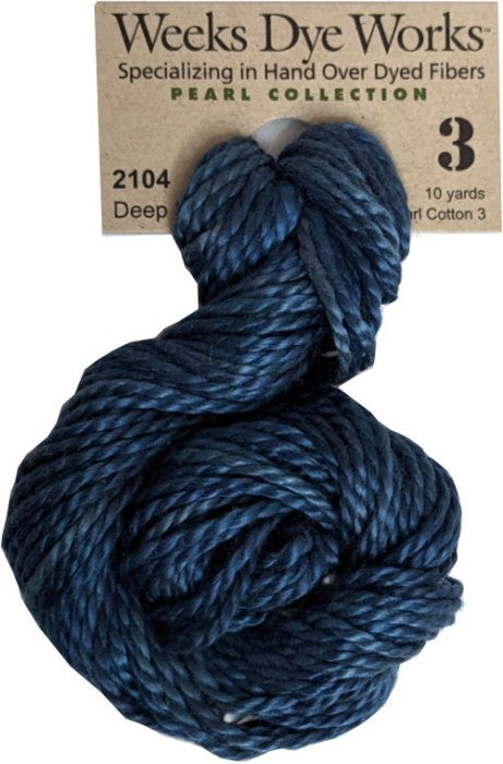 2104 Deep Sea | Weeks Dye Works Pearl Cotton #3