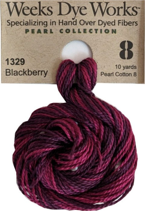 1329 Blackberry | Weeks Dye Works Pearl Cotton #8