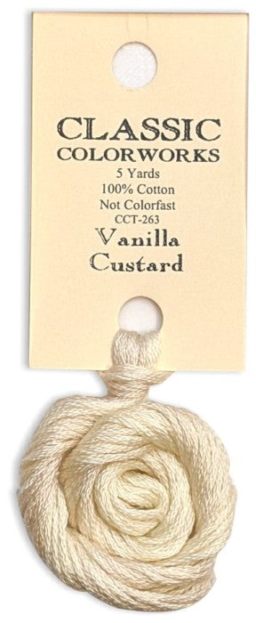 263 Vanilla Custard | 6 Strand Embroidery Floss by Classic Colorworks