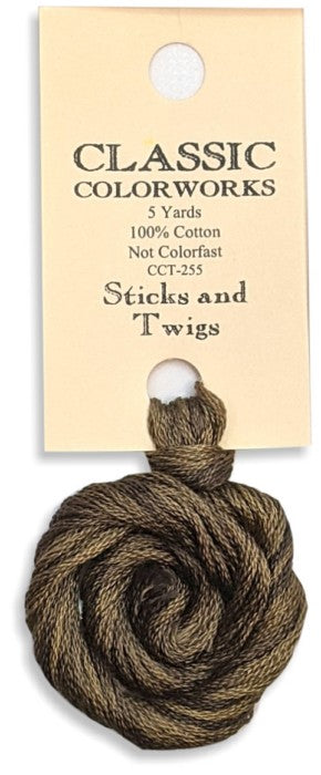 255 Sticks And Twigs | 6 Strand Embroidery Floss by Classic Colorworks