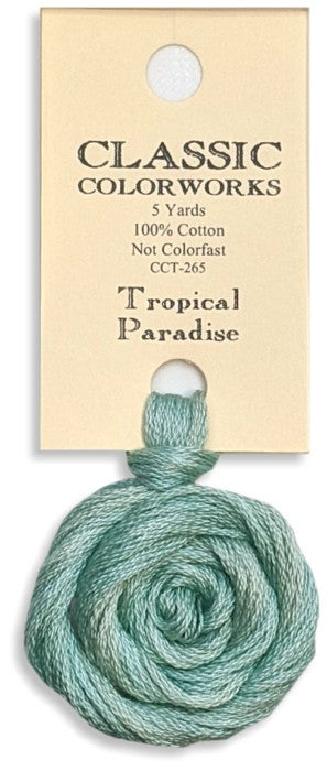 265 Tropical Paradise | 6 Strand Embroidery Floss by Classic Colorworks