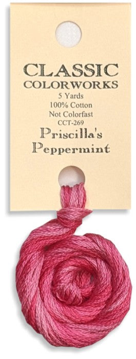 269 Priscilla's Peppermint | 6 Strand Embroidery Floss by Classic Colorworks